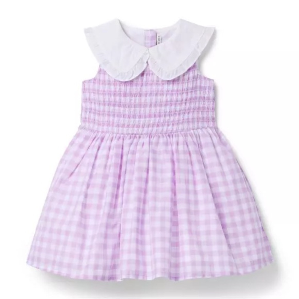 Janie and Jack Collared Gingham Dress (12-18 months)